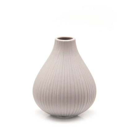 Frost - Matte Bisque Bud Flower Vase Glazed on Inside