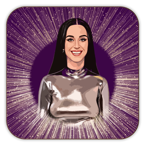 Cork Coaster - Sparkling Katy by Dolly Wolfe