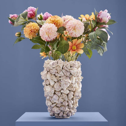 Vase Shells, Natural Stoneware, 24 x 24 x 33.5 cm