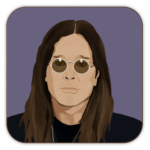 Art Wow Cork Coaster - 'Ozzy Osbourne'