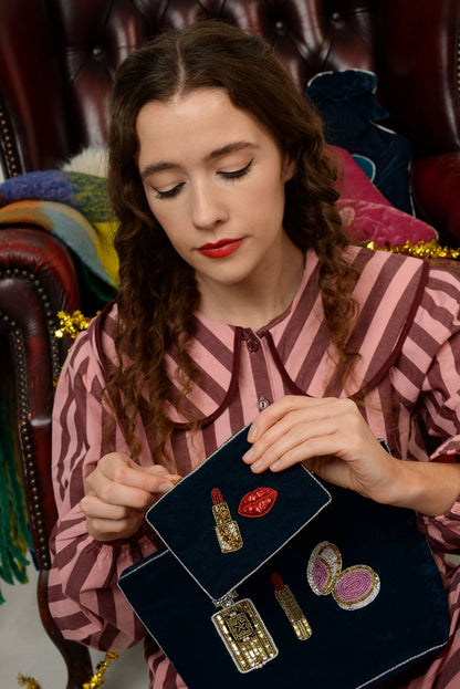 MAKE UP LIPSTICK & LIPS SMALL POUCH