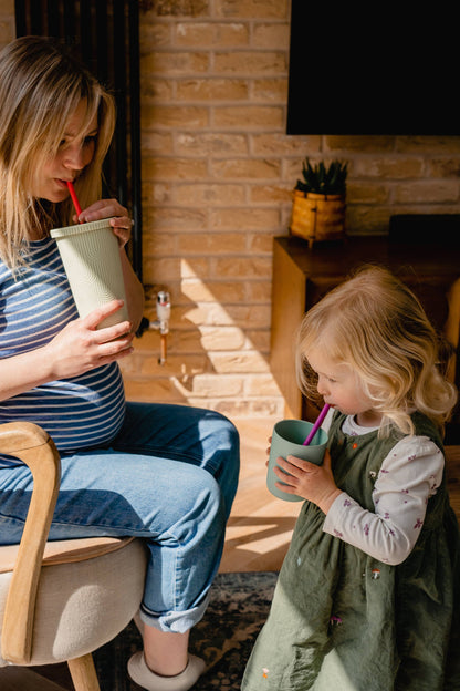 Eco-friendly Reusable Silicone Straws (3 Pack)