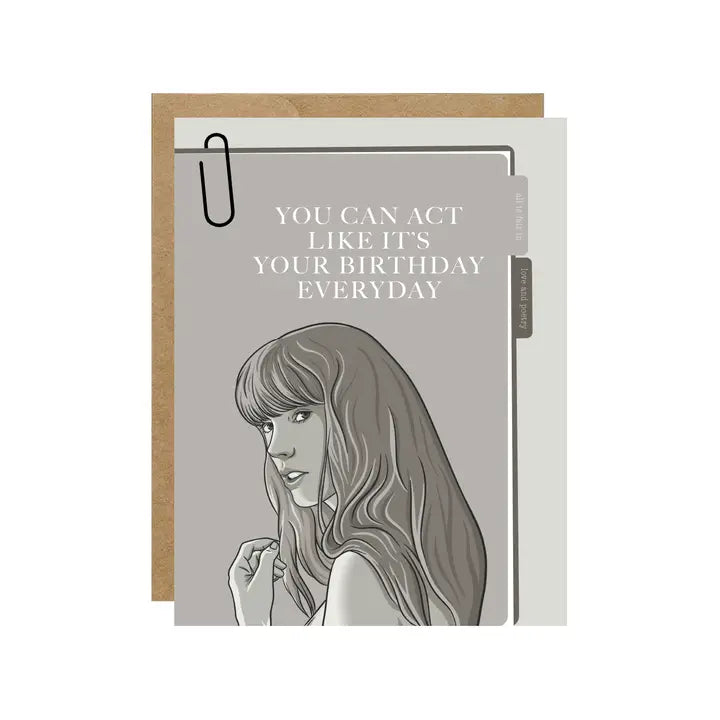 Taylor Ttpd It's Your Birthday Everyday Pop Culture Card