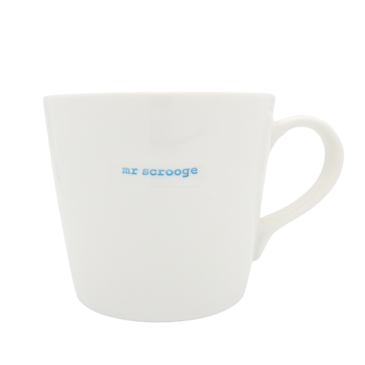 Keith Brymer Jones - Large 500ml Mug- mr scrooge (blue)