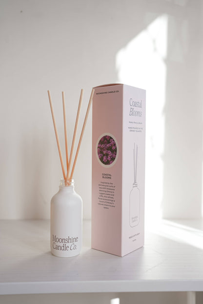 'Coastal Blooms' Peony Reed Diffuser - Made in Scotland