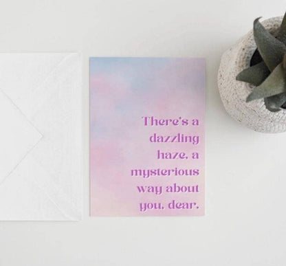 A3 Print - "Dazzling Haze A Mysterious Way" Taylor Swift