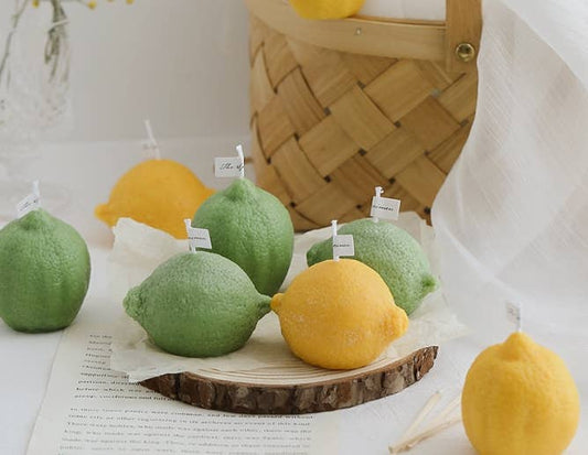 Lemon and Lime Candles