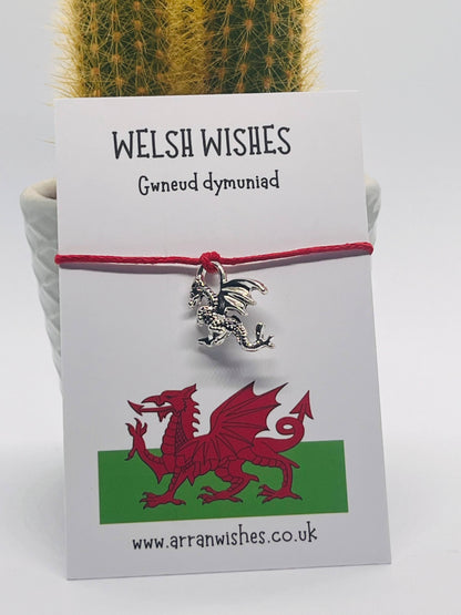 Welsh Dragon Wish Bracelet