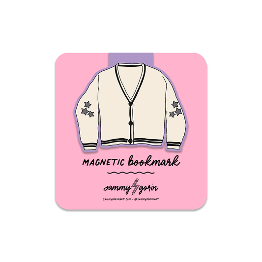 Cardigan Magnetic Bookmark