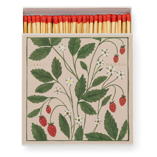 Strawberry Patch - Square Matchbox