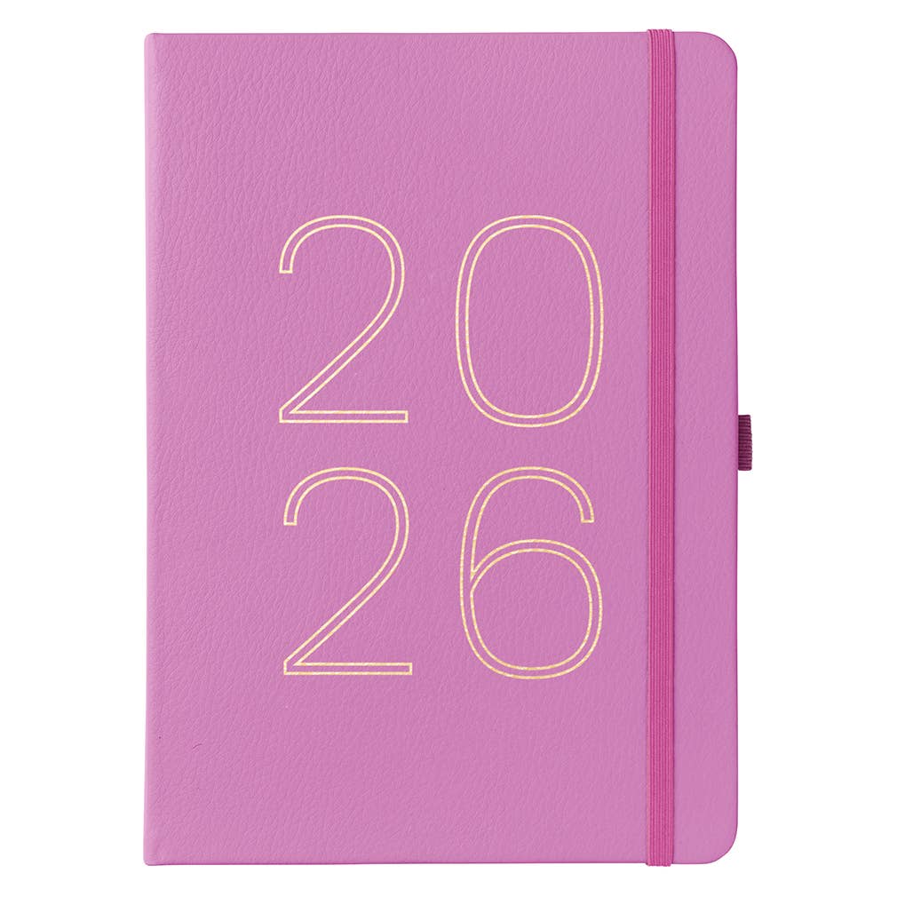 2026 Weekly Diary A5 Planner | Pink Daily Organiser | Busy B