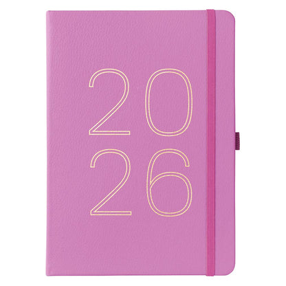 2026 Weekly Diary A5 Planner | Pink Daily Organiser | Busy B