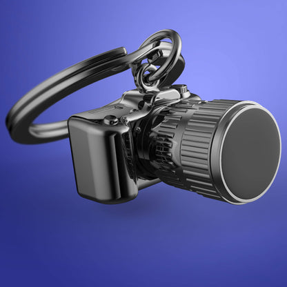 Metalmorphose Keyring - Gunmetal Camera Keyring