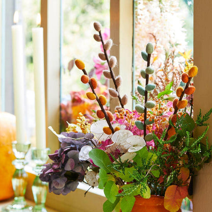Autumn Felt Branch Flower Decorations |4 Pack| Autumn Decor|