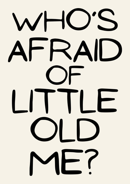 Who’s Afraid Of Little Old Me? Taylor Swift Inspired A3 Print