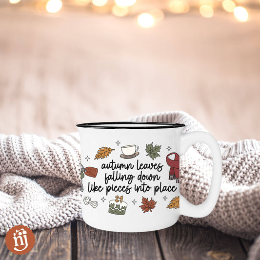 Taylor Swift Inspired "All Too Well" Ceramic Campfire Mug
