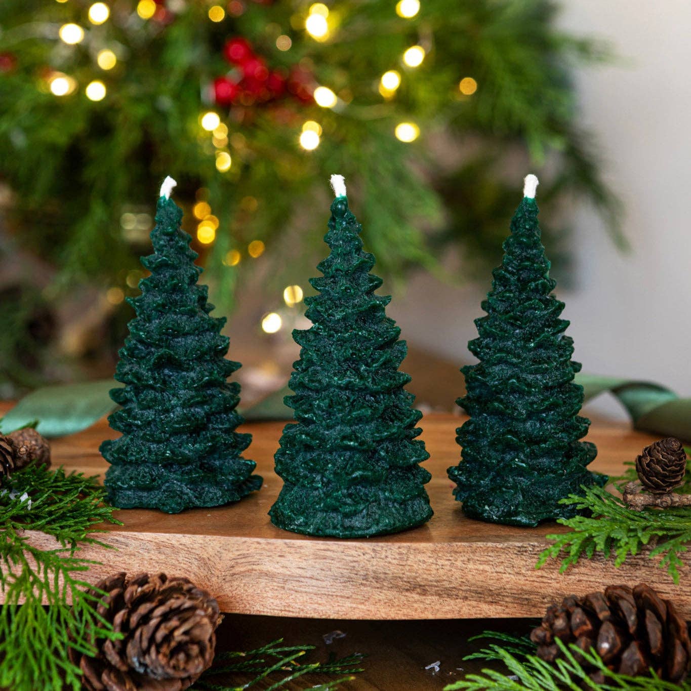 Christmas Tree Forest Christmas Tree Candle