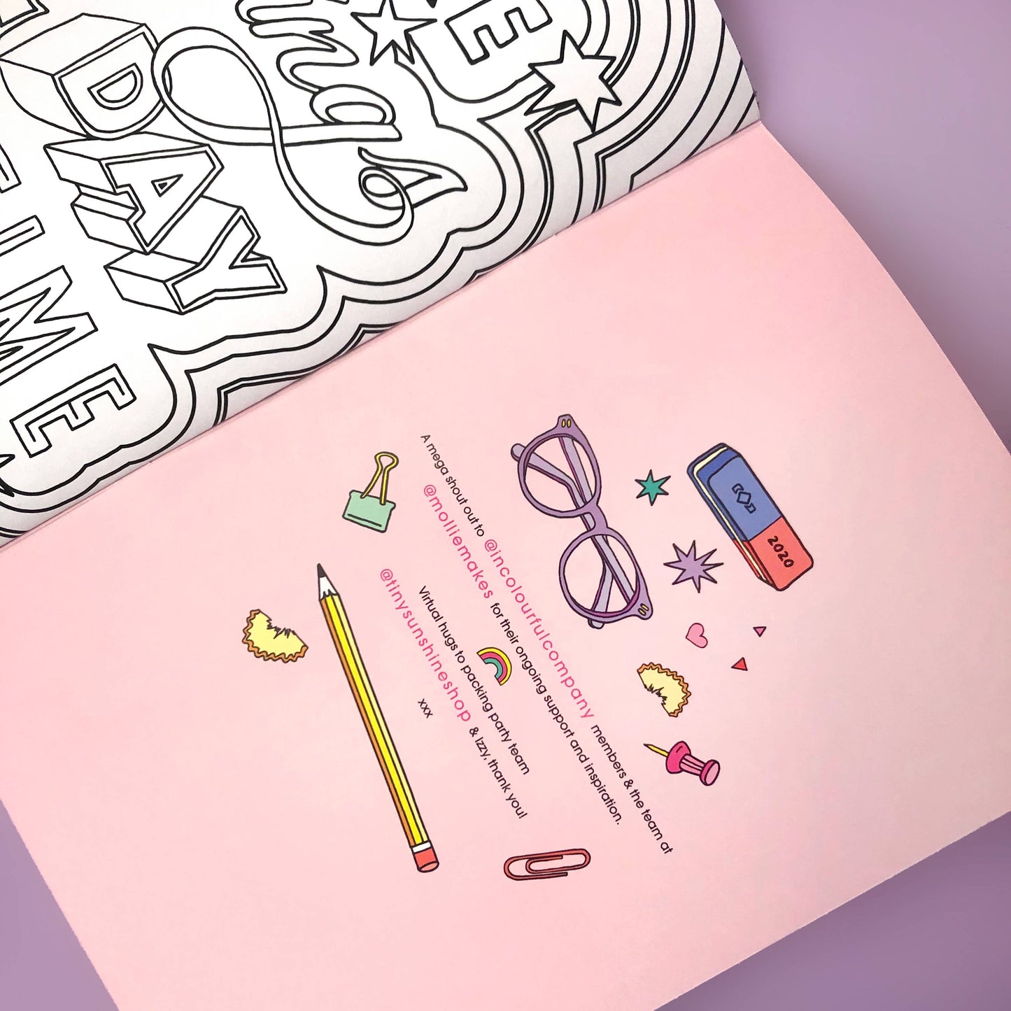 Colouring In To Calm Within book A4 Coloring In Book