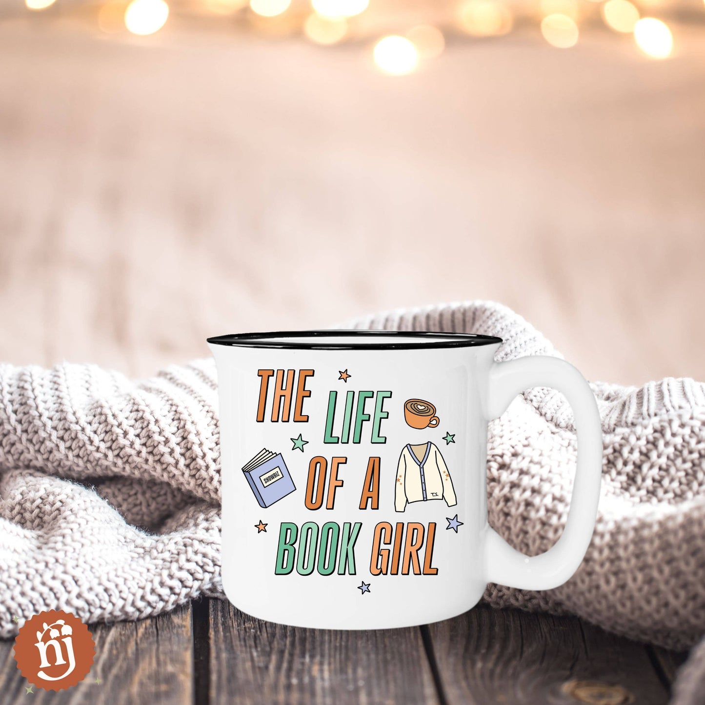 Taylor Showgirl Era Life of a Book Girl Campfire Mug