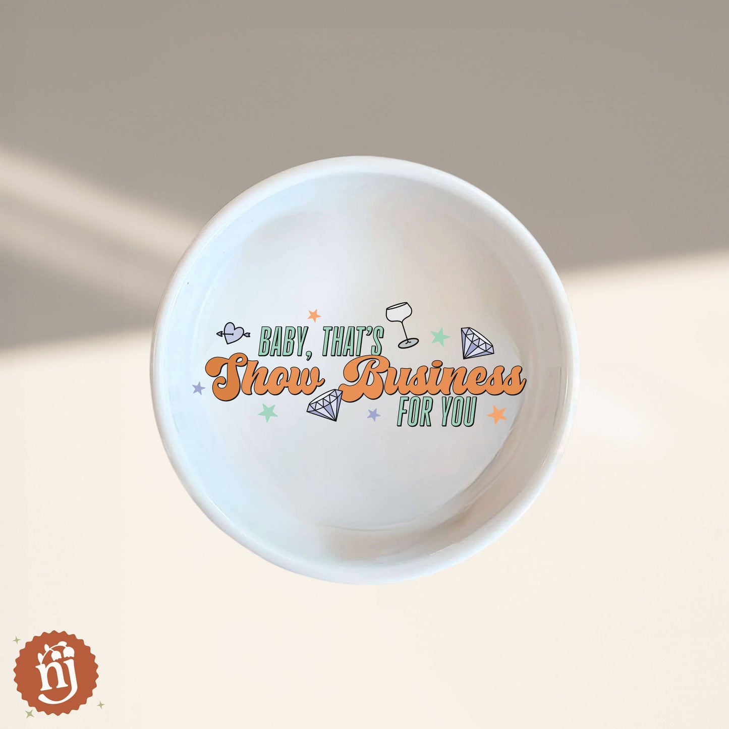 Taylor Inspired That's Show Business for You Trinket Dish