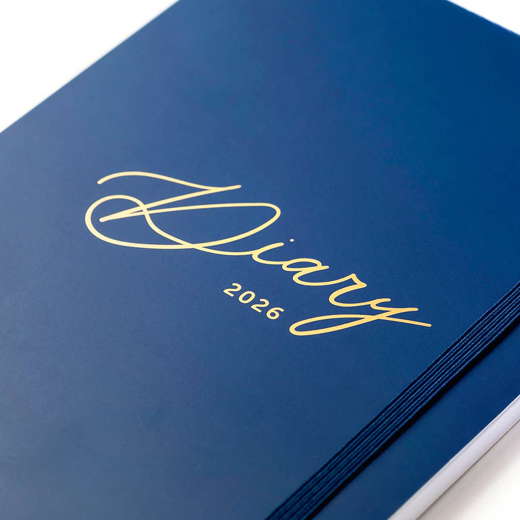2026 Diary | Everyday Weekly Planner Diary | Navy