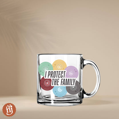 Taylor Father Figure I Protect The Family Glass Mug