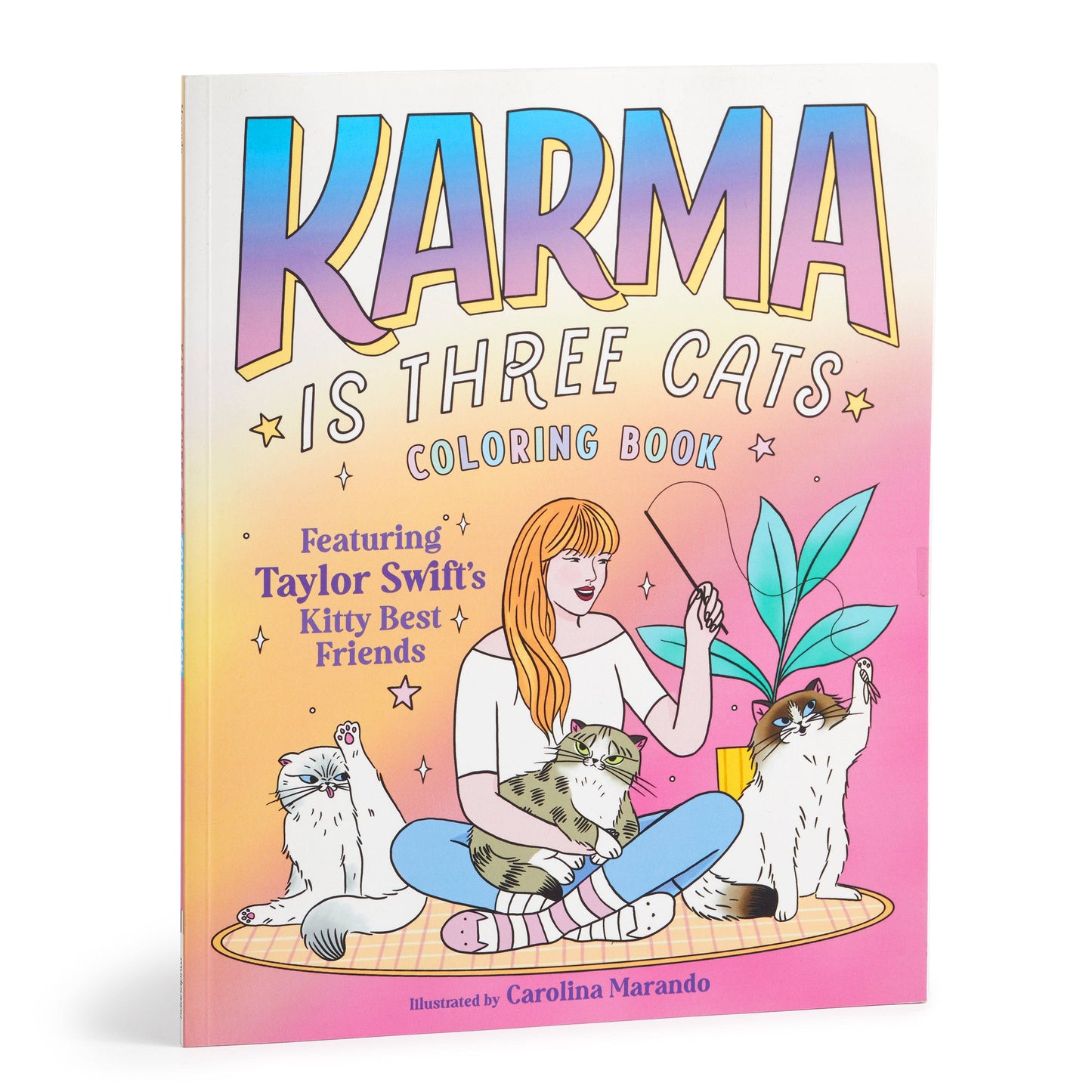 Karma is Three Cats Coloring Book (Paperback)