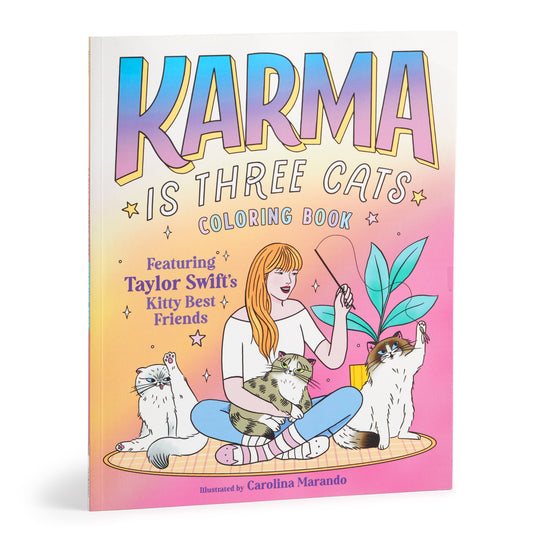 Karma is Three Cats Coloring Book (Paperback)