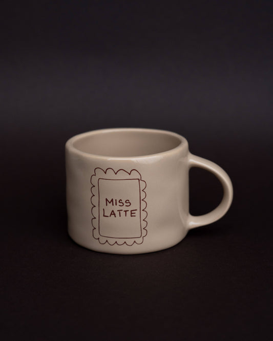 Ceramic Mug by Sisi - Miss Latte