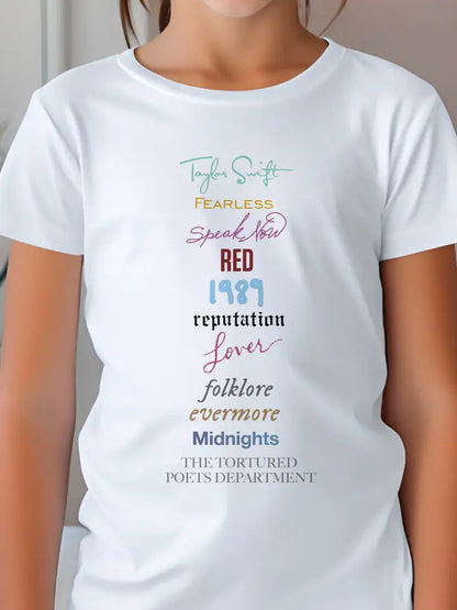 Children's T Shirt - Taylor Albums