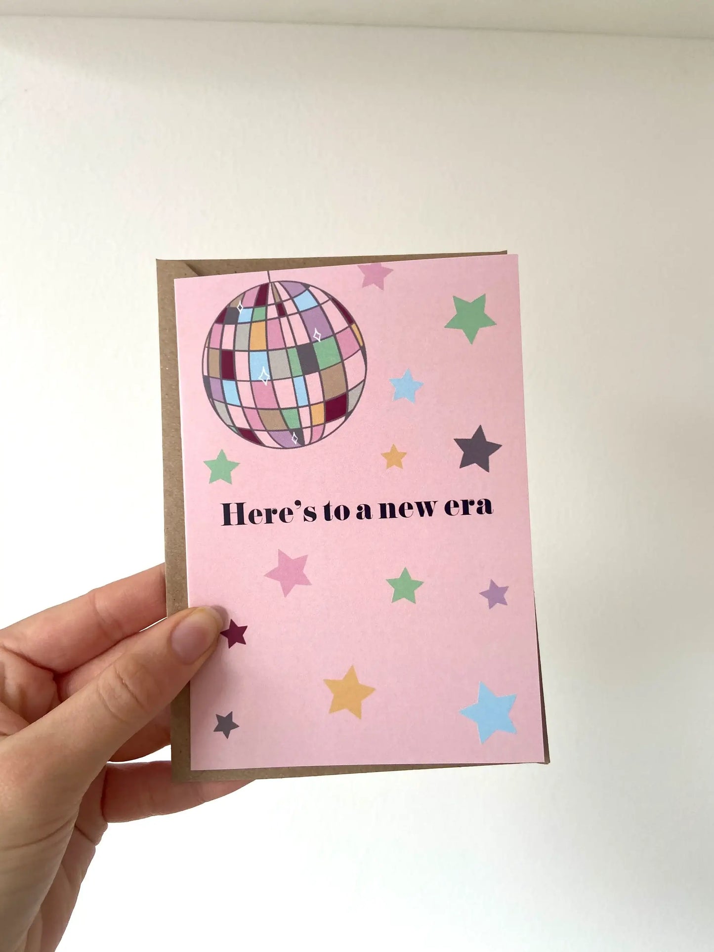 Taylor Swift Inspired Greeting Card - "Here's To a New Era" - A6