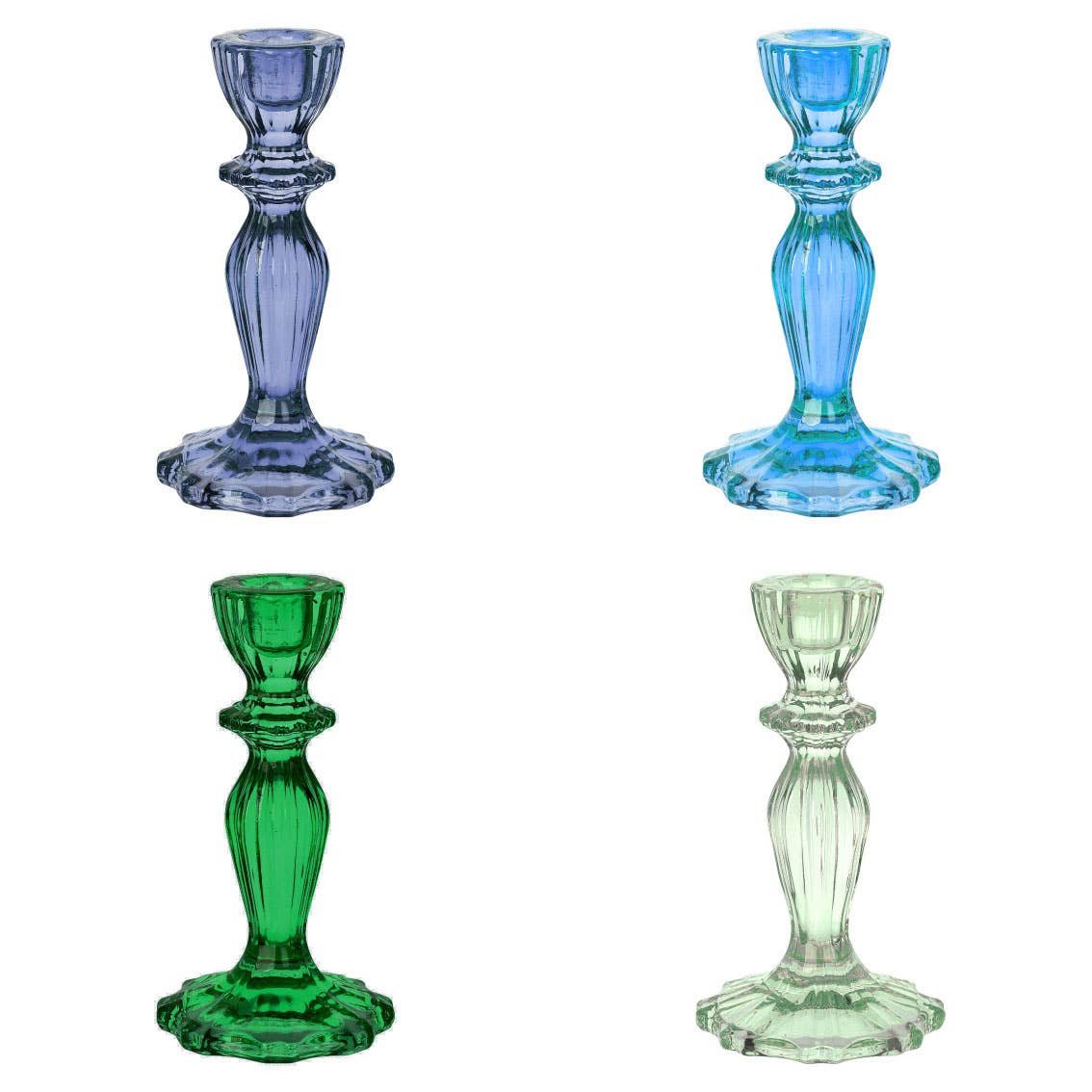 Beautiful Glass Candle Holders