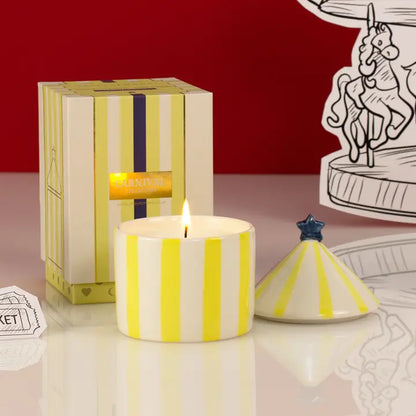 Carnival: Yellow Fortune Teller Candle - Amber & Bergamot