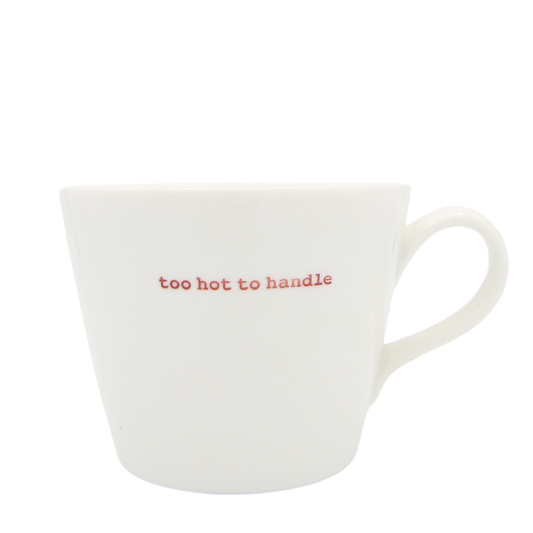 Keith Brymer Jones Mug 350ml- Too Hot to Handle (Red)