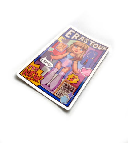Taylor Eras Concert Inspired Doll Drawing Sticker Decal Art
