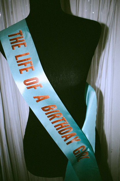 The Life of A Birthday Girl Sash - Viral Swiftie Bday Sash