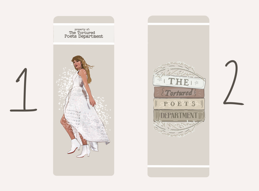 Taylor Swift Bookmark - The Tortured Poets Department