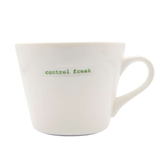 Keith Brymer Jones Mug 350ml- Control Freak (Green)