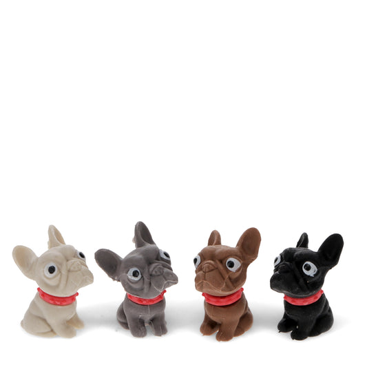 Set of 4 Dog Erasers