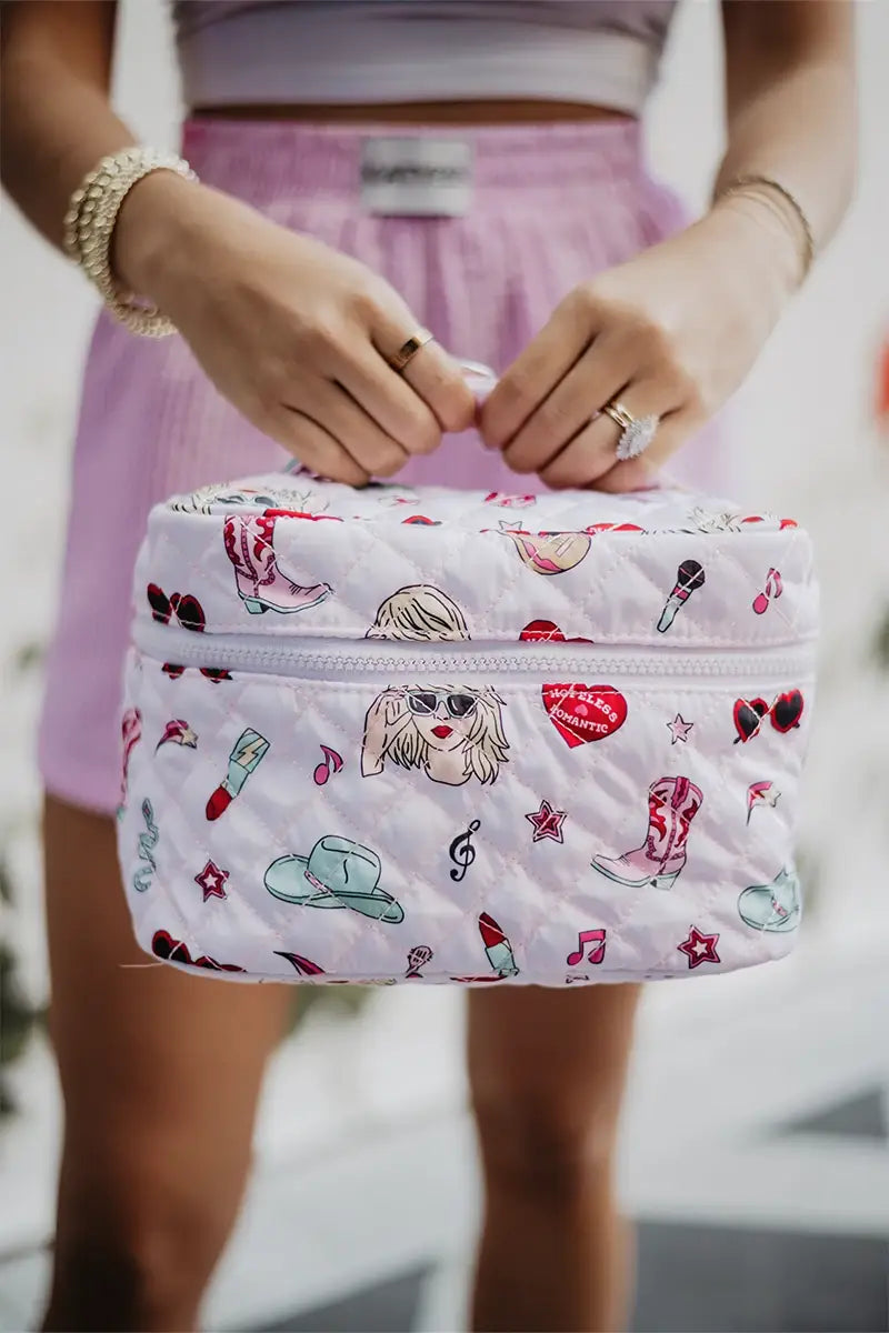 Taylor Swift Inspired Icons Cosmetic Make Up Bag