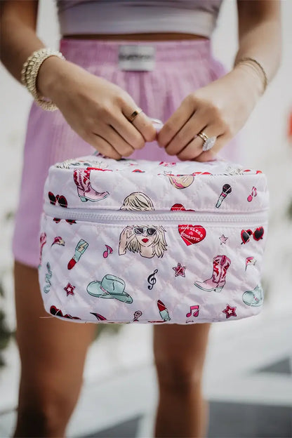 Taylor Swift Inspired Icons Cosmetic Make Up Bag