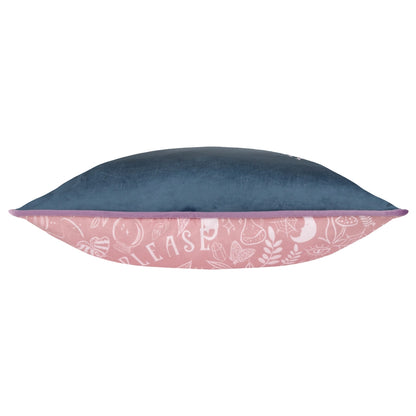 Hocus Pocus Cushion - Pink and Blue