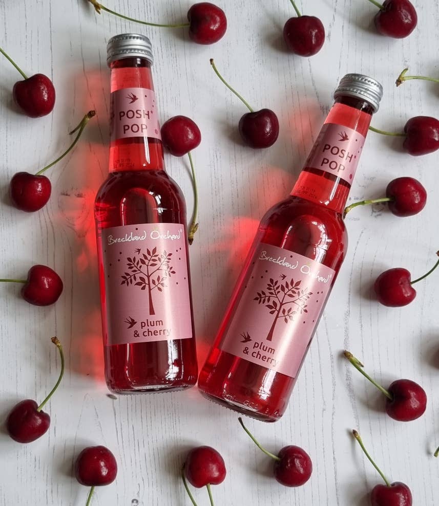 Plum and Cherry Posh Pop 275ml by Breckland Orchard