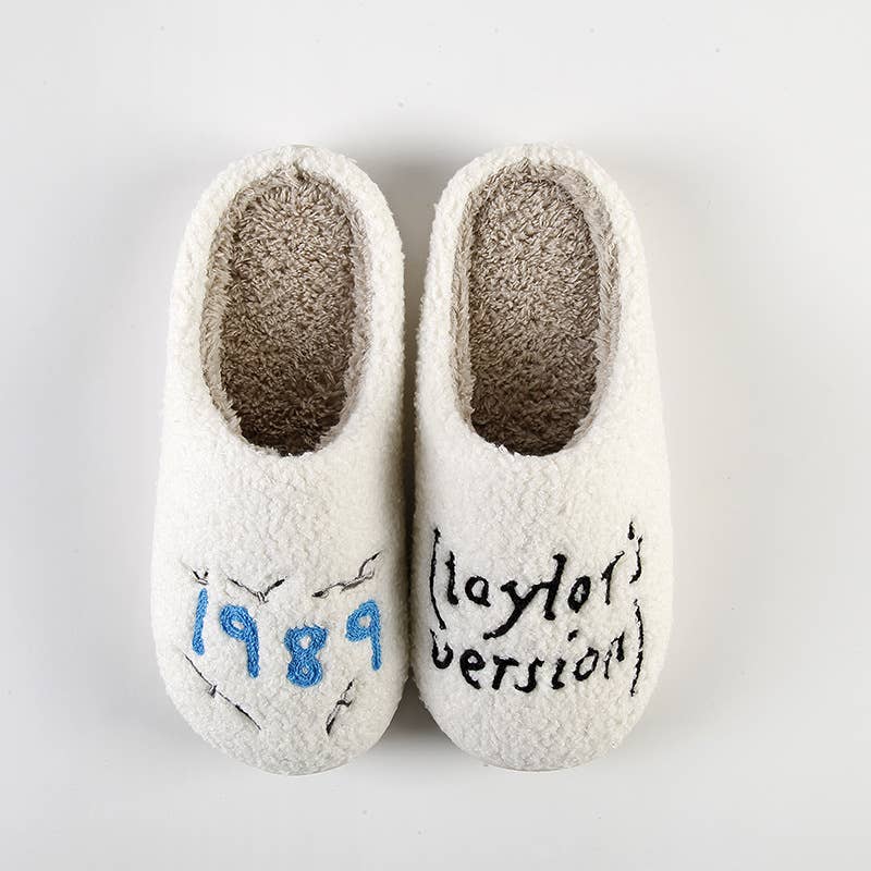 1989 Taylor's Version Plush Slippers