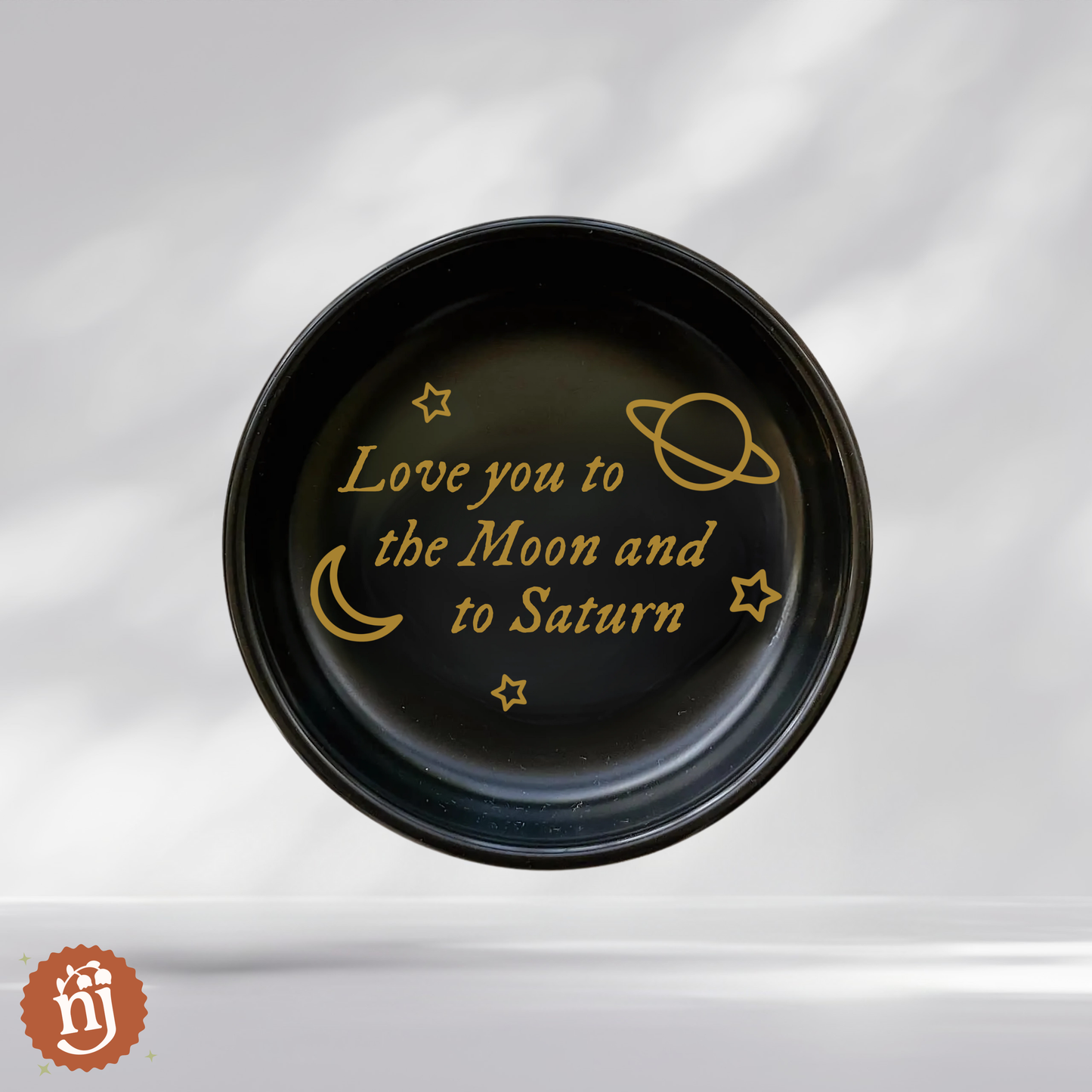 Love You to the Moon and to Saturn Trinket Dish