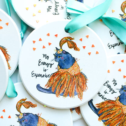 Showgirl Ceramic Ornament