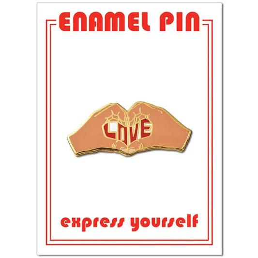 Heart Hands Love - Enamel Pin