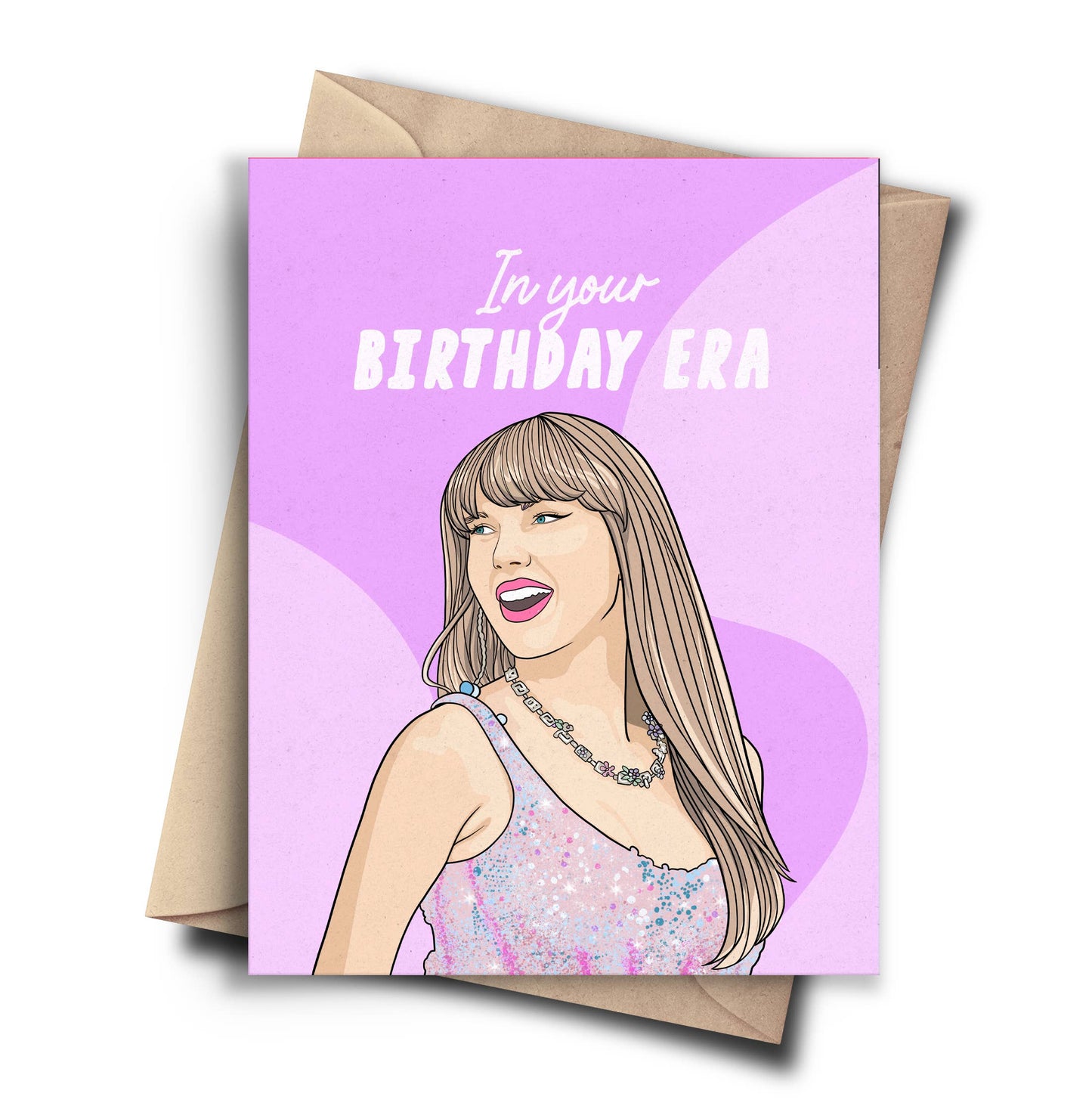 Birthday Era Lilac Funny Pop Culture Birthday Card
