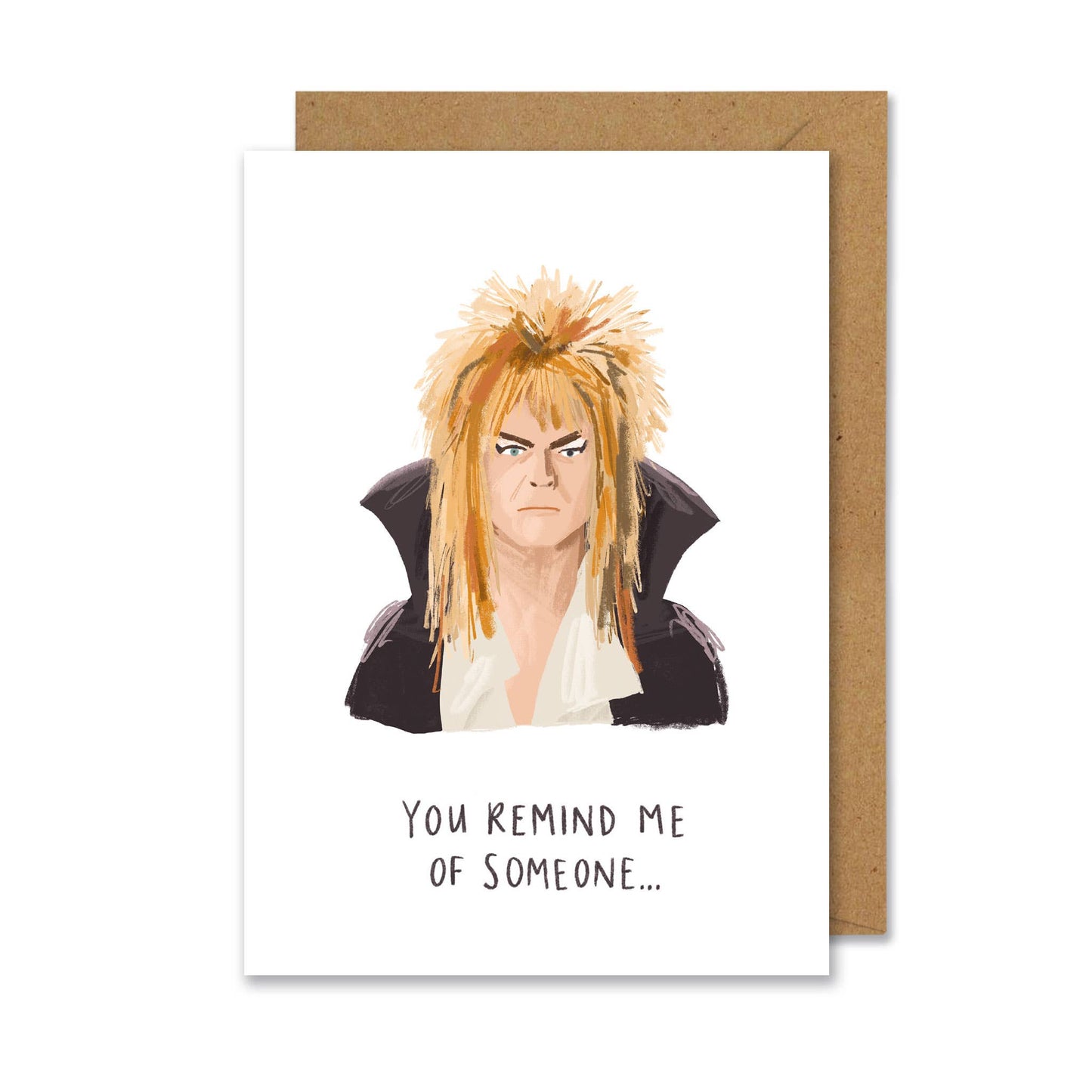 Labyrinth inspired A6 card