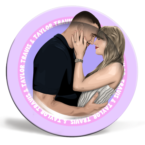 Ceramic Plate ‘Taylor and Travis'